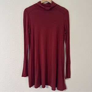 Free People Turtleneck Jersey Dress - Small